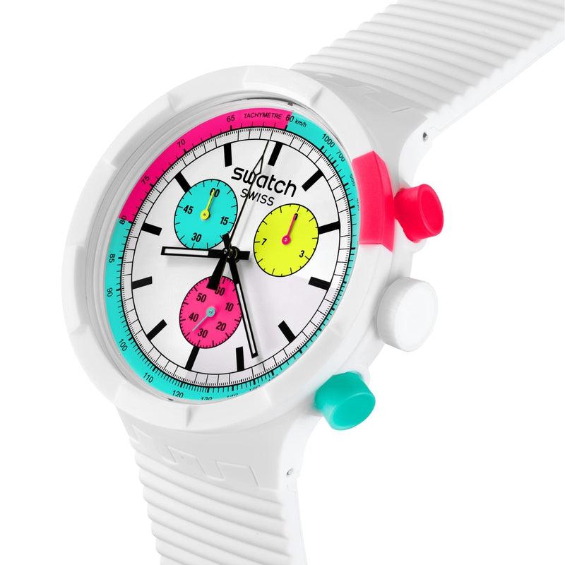 Swatch THE PURITY OF NEON Watch SB06W100