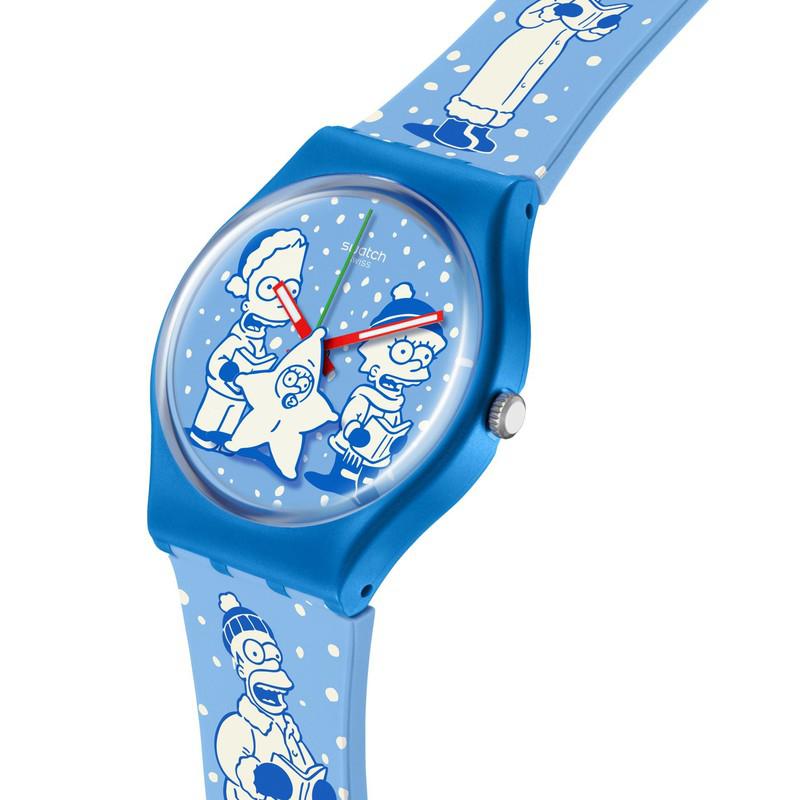 Swatch THE SIMPSONS COLLECTION TIDINGS OF JOY Watch SO28Z126