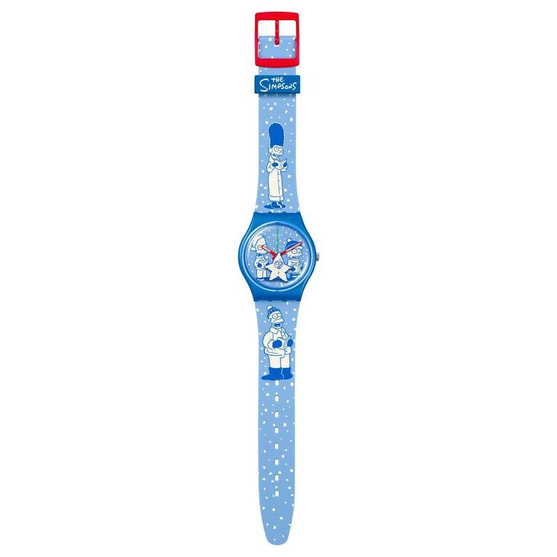 Swatch THE SIMPSONS COLLECTION TIDINGS OF JOY Watch SO28Z126