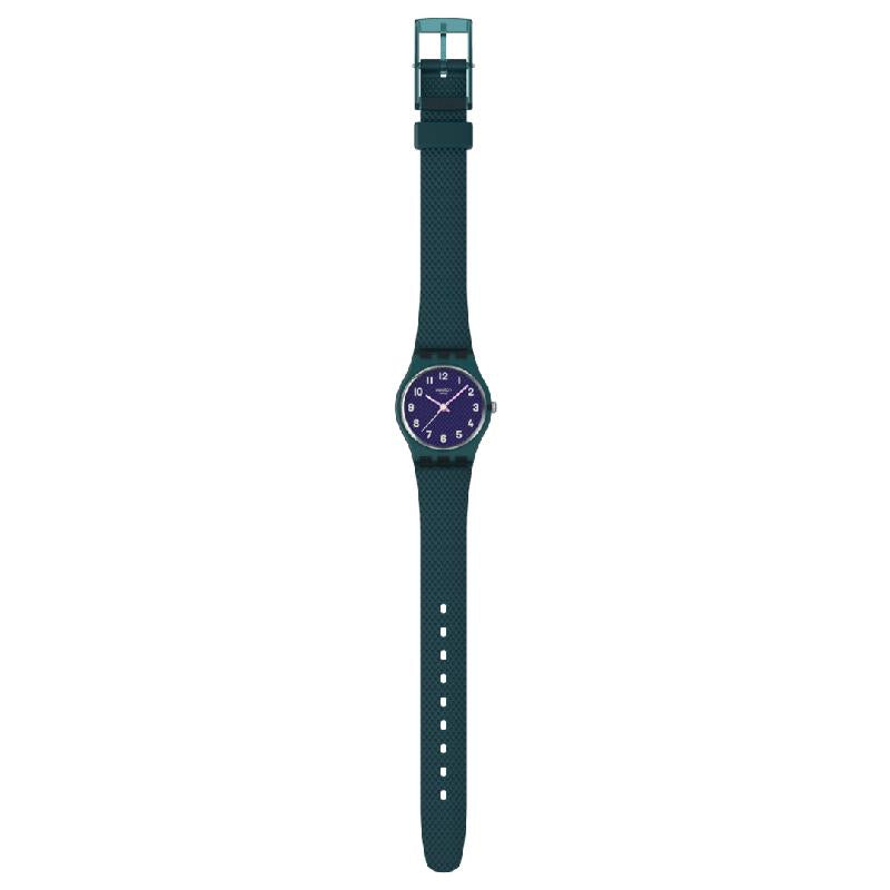 Swatch Teal Weave Watch LL127