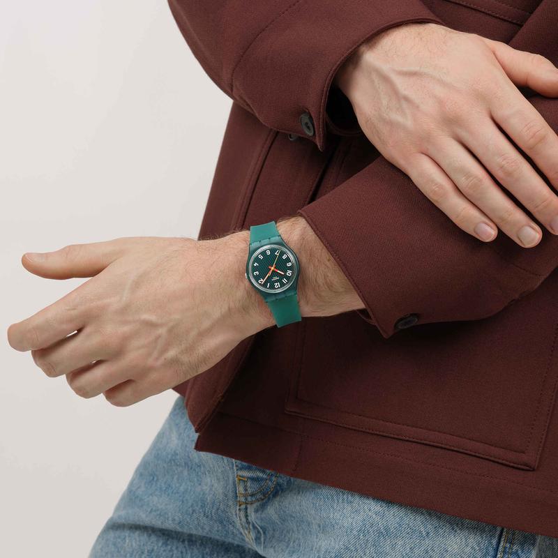 Swatch Wavelengths of Moss Watch SO28L100