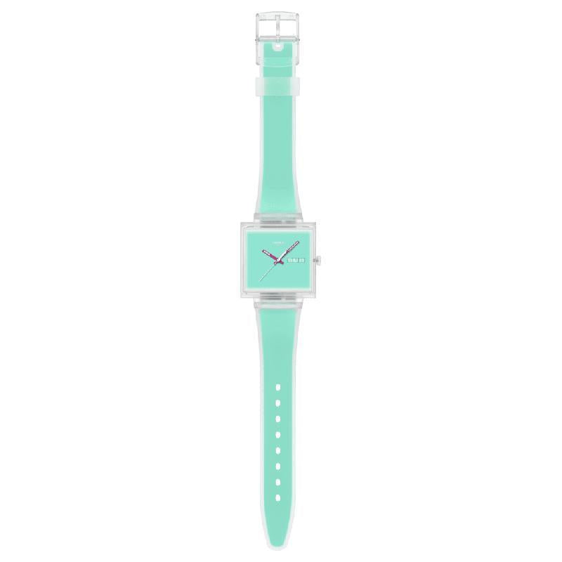 Swatch What If… See Thru Mint Watch - SO38K702