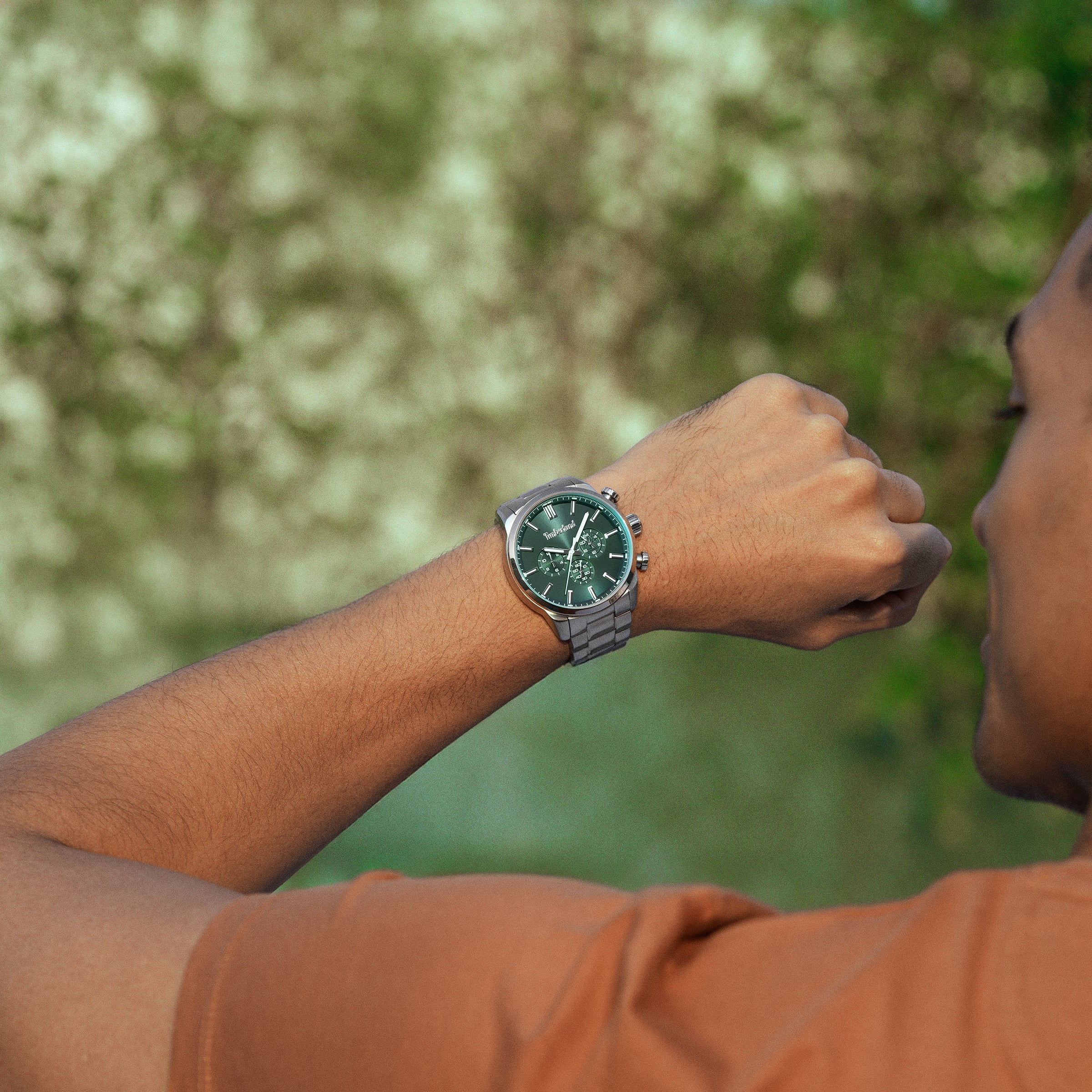 Timberland Henniker Men's Green Dial Multifunction Watch