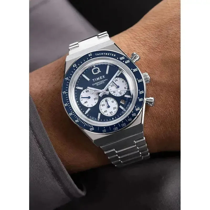 TIMEX Chronograph 40mm Stainless Steel Bracelet Watch