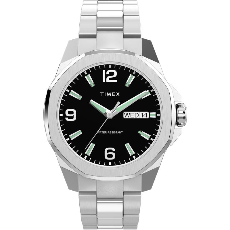 TIMEX Essex Ave 46mm Stainless Steel Bracelet Watch