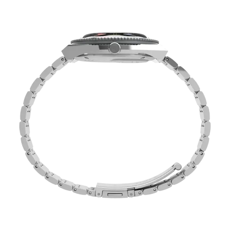 TIMEX GMT 38mm Stainless Steel Bracelet Watch