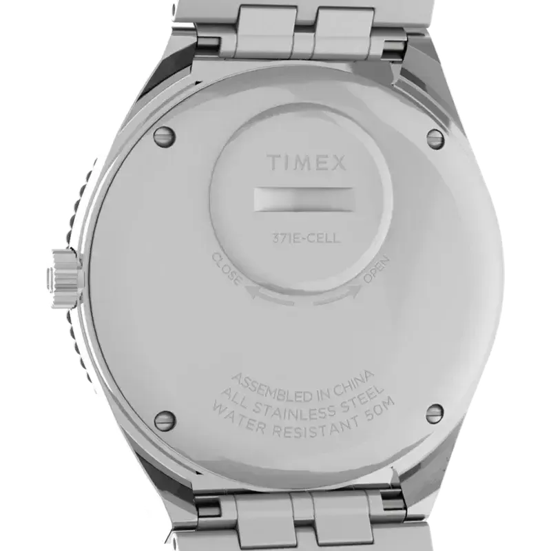 TIMEX GMT 38mm Stainless Steel Bracelet Watch