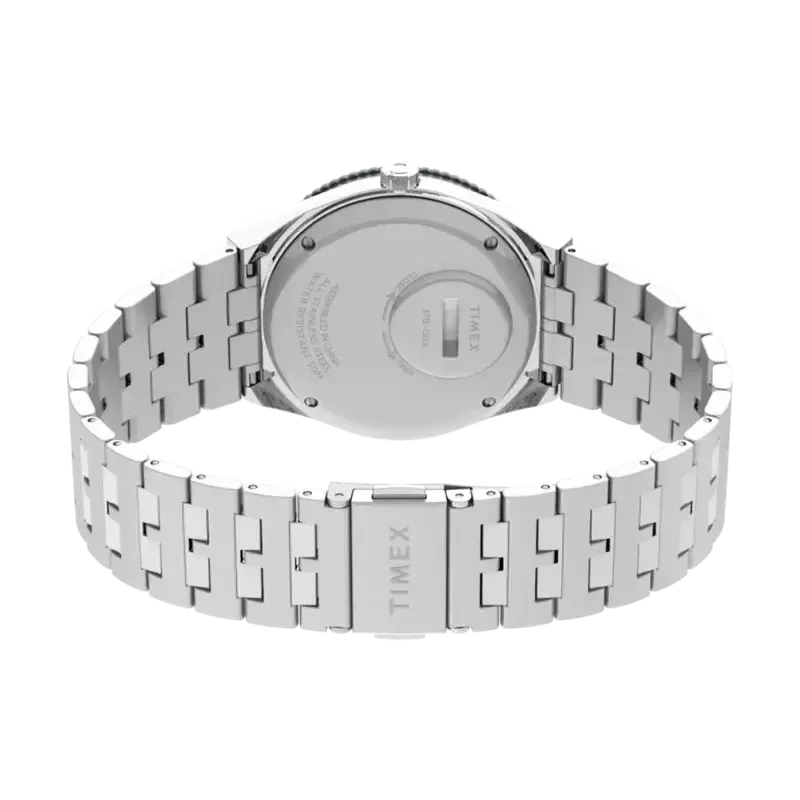 TIMEX GMT 38mm Stainless Steel Bracelet Watch