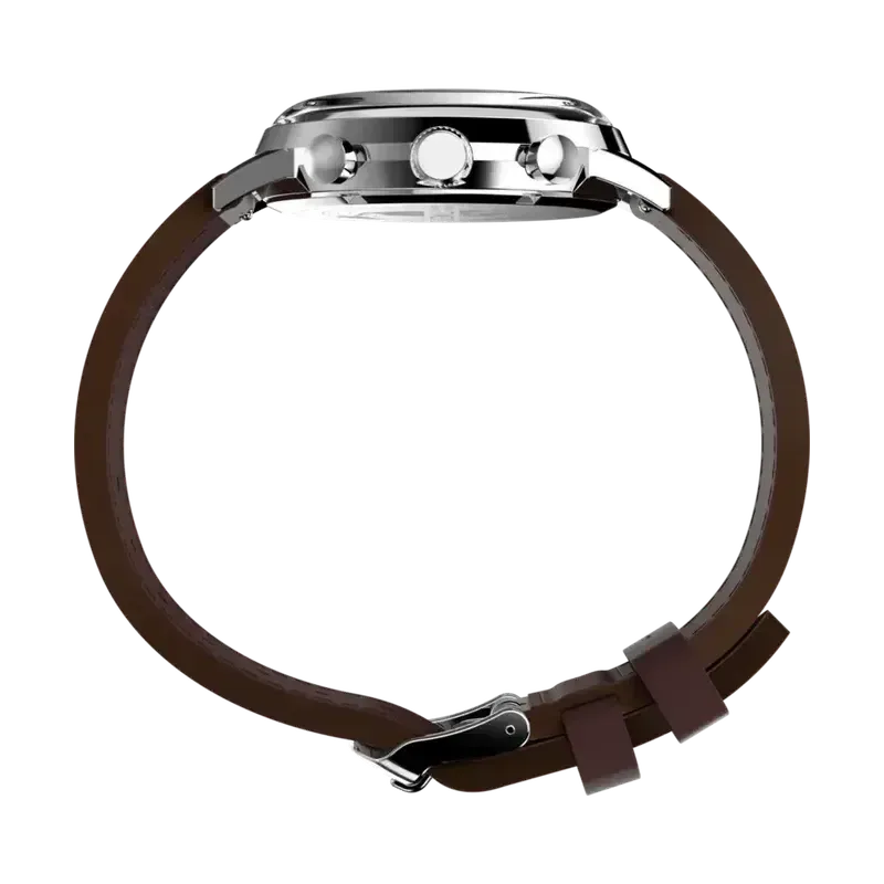 TIMEX Marlin® Chronograph Tachymeter 40mm Leather Strap Watch