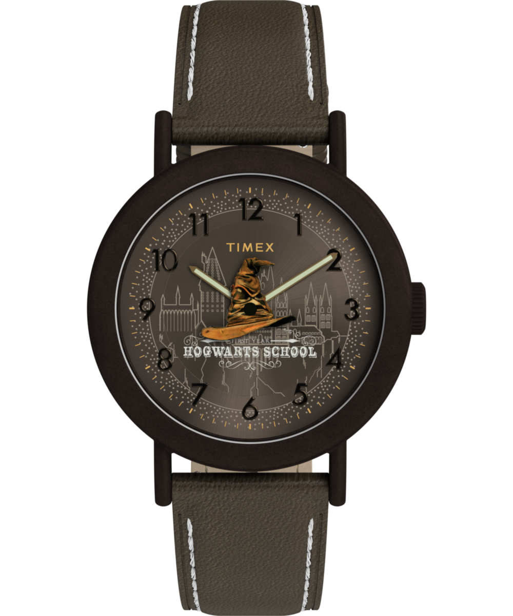 Timex Weekender Harry Potter Sorting Hat Leather Strap Watch