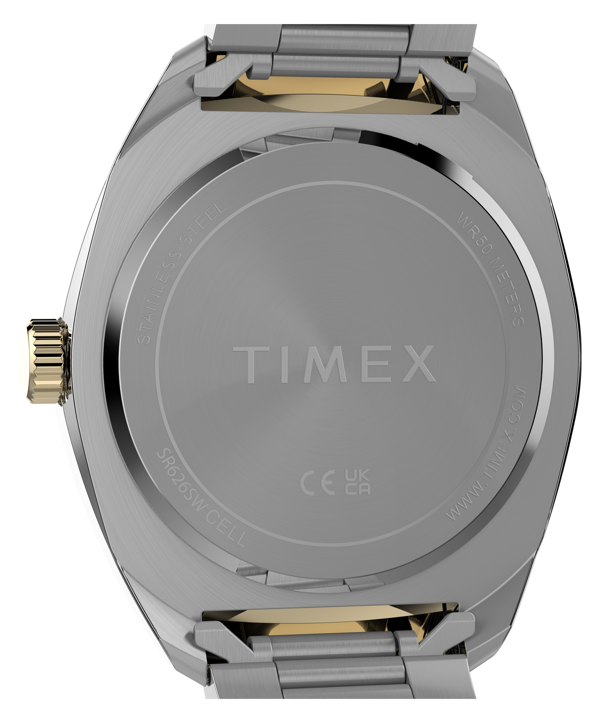 Timex Weston Stainless Steel Bracelet Watch Black Dial