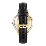 Ted Baker Lilabel Yellow Gold-Tone Leather Watch