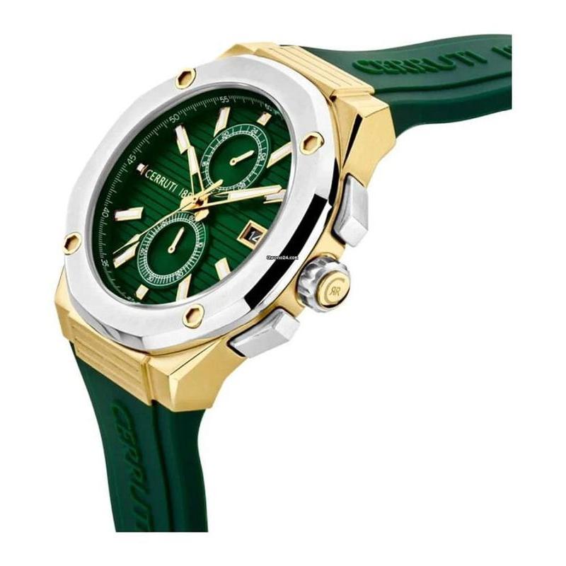 Cerruti 1881 Razzuolo Men's Quartz Green Dial 46mm Watch