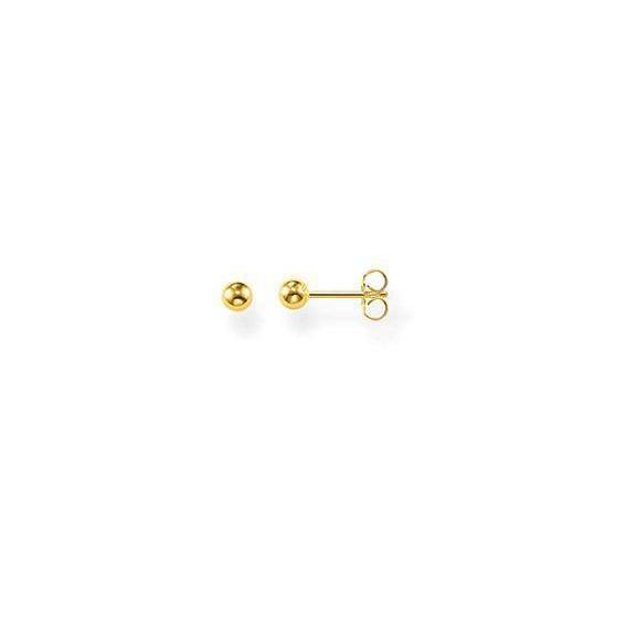 Thomas Sabo Ball Stud Gold Earrings