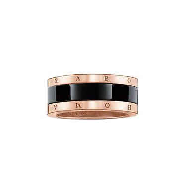 Thomas Sabo Band ring black ceramic women ring