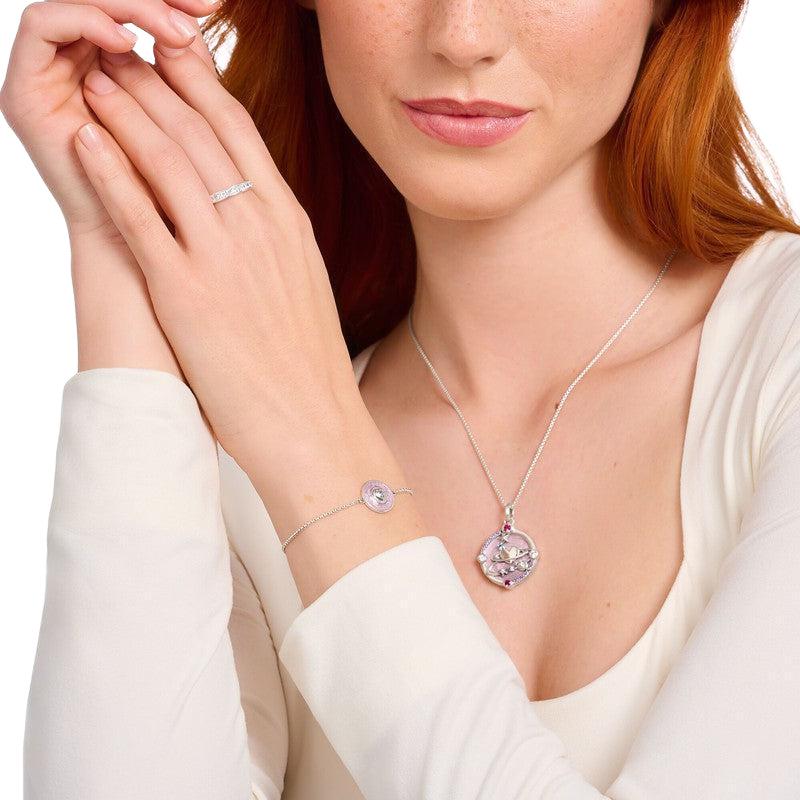 Thomas Sabo Bracelet - Pinkish Cold Enamel and Stones