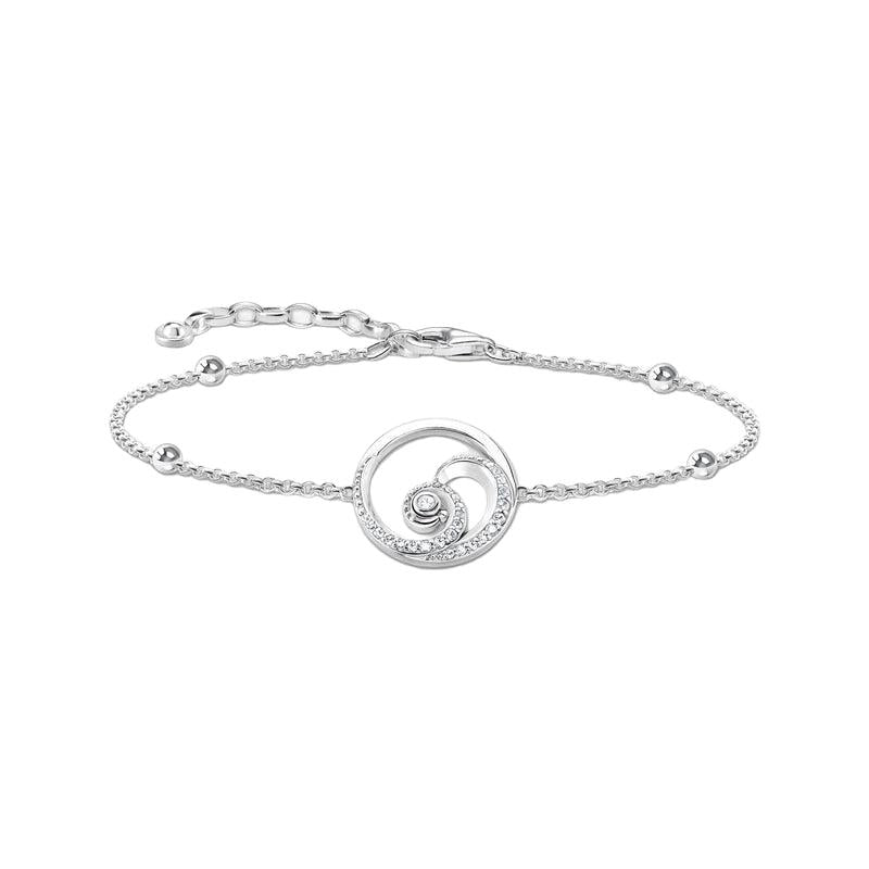 Thomas Sabo Bracelet wave with stones
