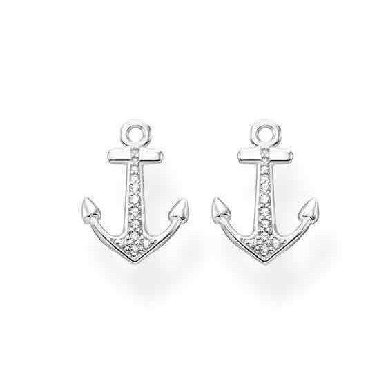 Thomas Sabo CZ Anchor Stud Earrings