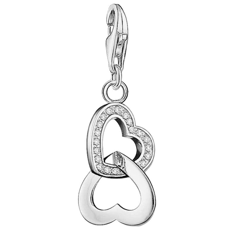 Thomas Sabo CZ Hearts Charm