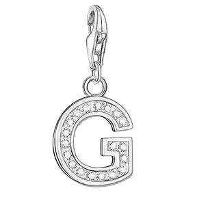 Thomas Sabo CZ Letter G Charm