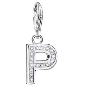 Thomas Sabo CZ Letter P Charm