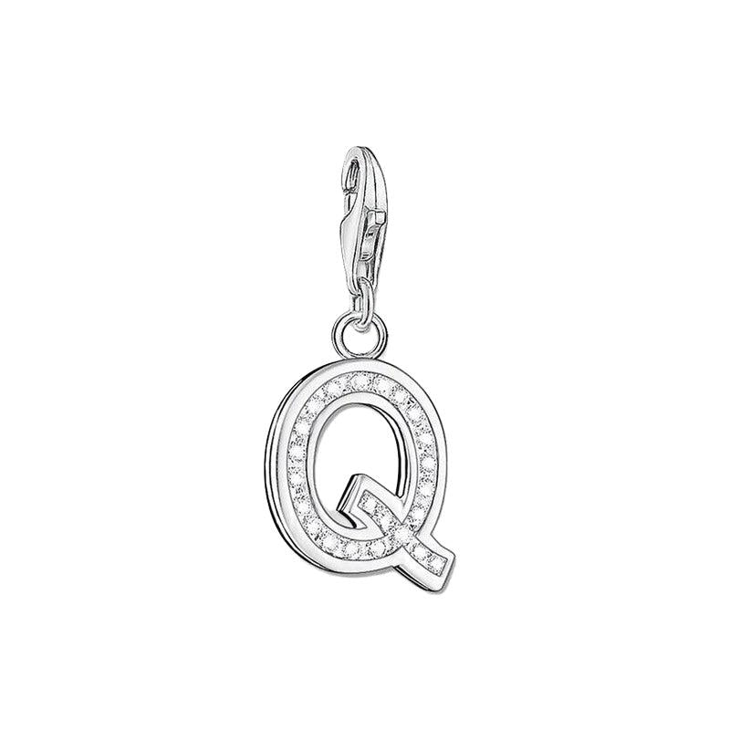 Thomas Sabo CZ Letter Q Charm