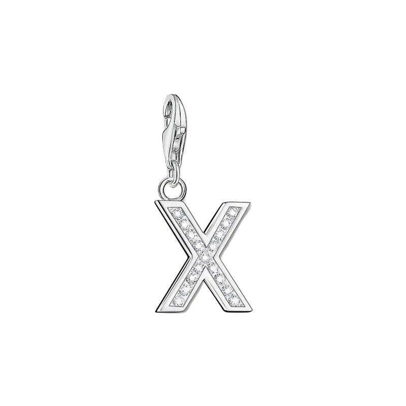 Thomas Sabo CZ Letter X Charm
