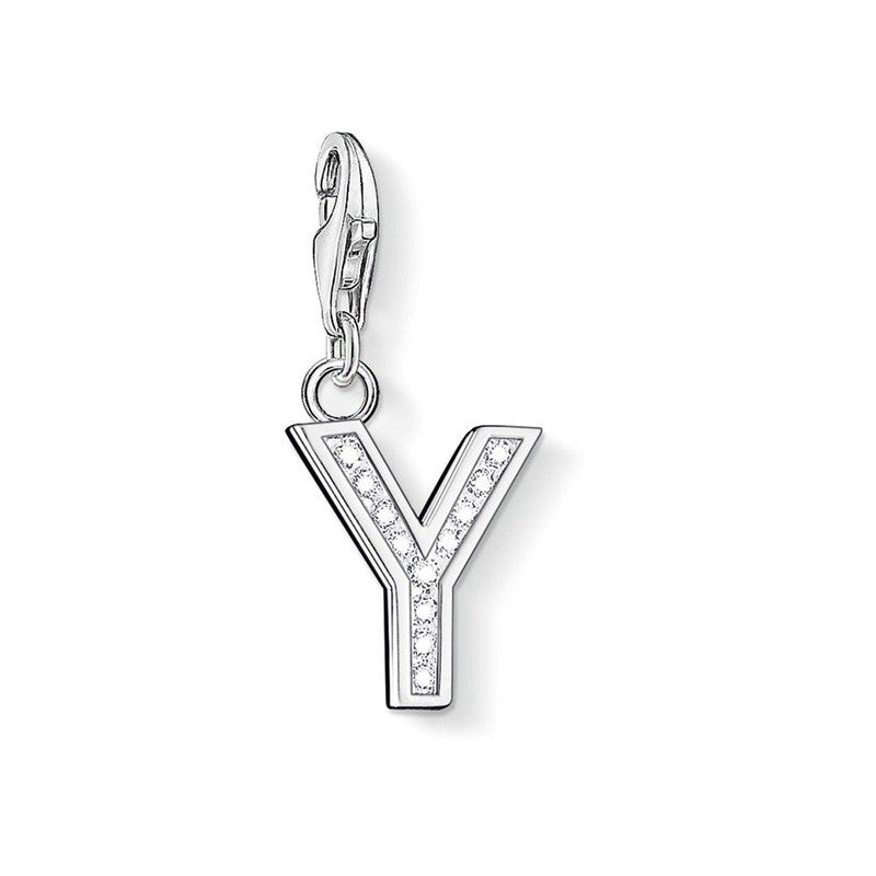Thomas Sabo CZ Letter Y Charm