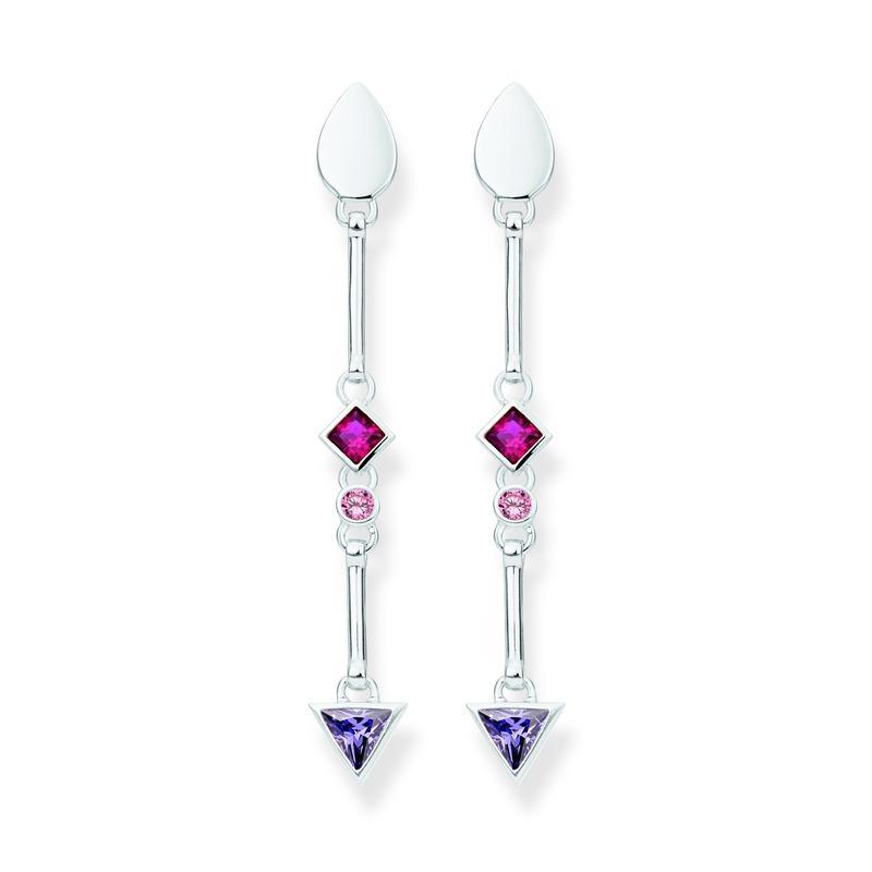 Thomas Sabo CZ Long Arrow Earrings