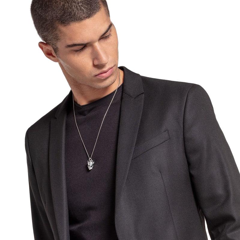 Thomas Sabo CZ Royal Crown Skull Pendant