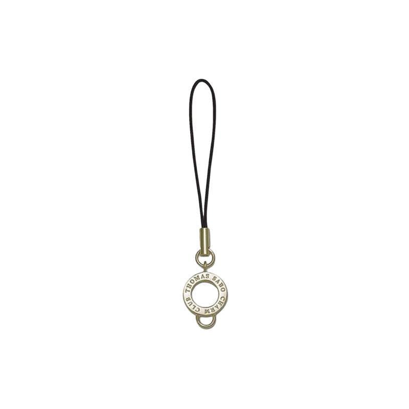 Thomas Sabo Charm Carrier with Mobile Phone Strap Silver with Artificial Leather