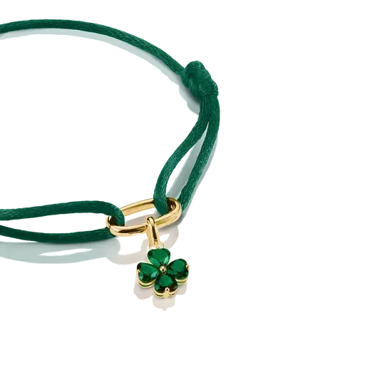 THOMAS SABO Charm Club Connect Cloverleaf Gold Charm
