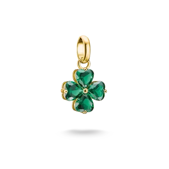 THOMAS SABO Charm Club Connect Cloverleaf Gold Charm