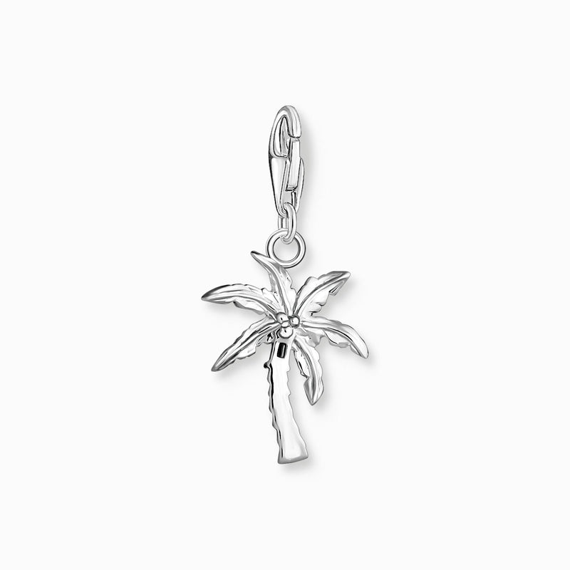 Thomas Sabo Charm Pendant - Colourful Palm Tree - Silver