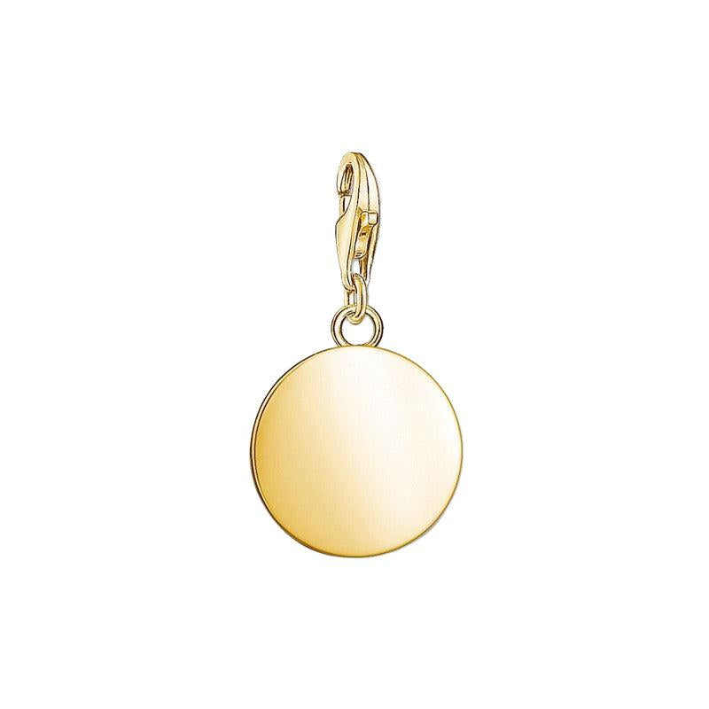 Thomas Sabo Charm Pendant - Disc - Gold