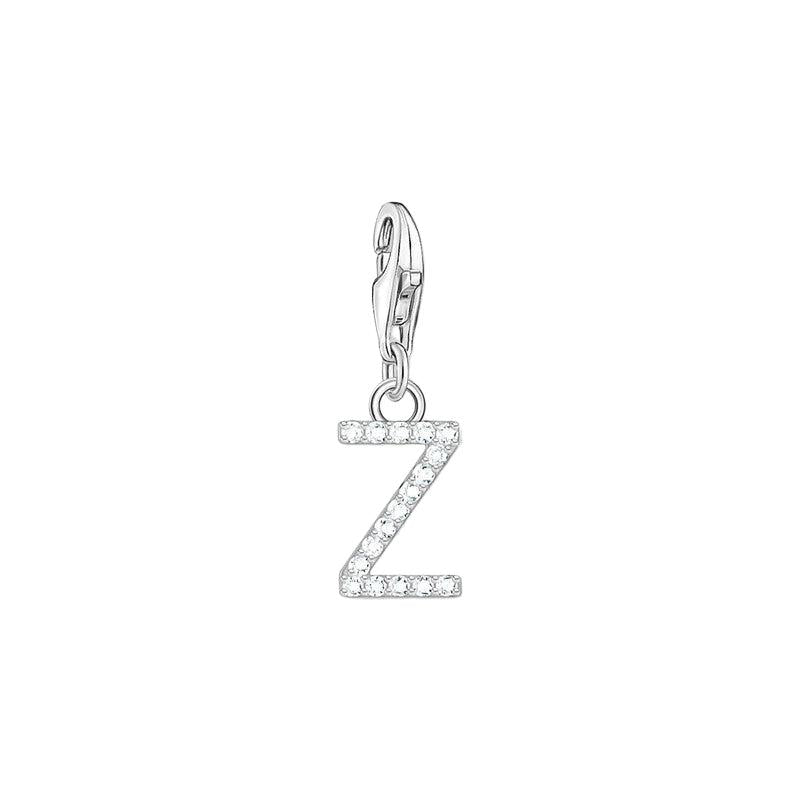 Thomas Sabo Charm Pendant Letter Z with White Stones