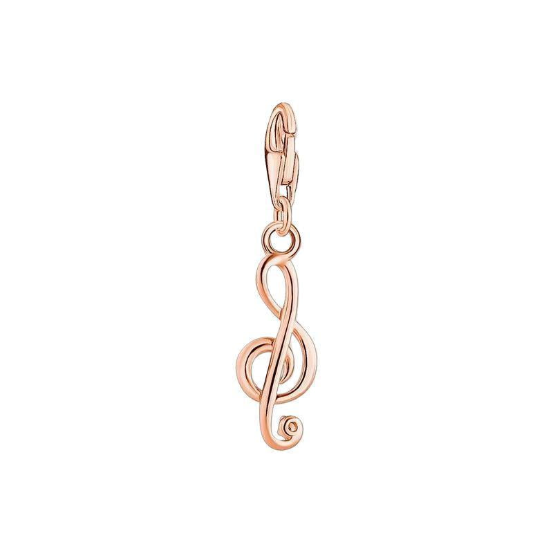 Thomas Sabo Charm Pendant Musical Clef Rose Gold