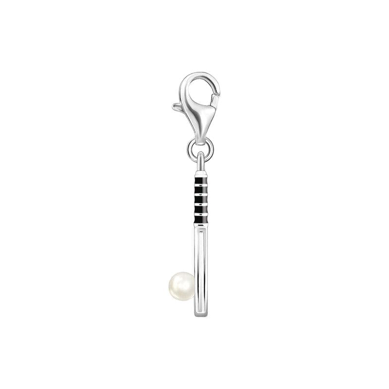 Thomas Sabo Charm Pendant - Tennis Racket with Freshwater Pearl