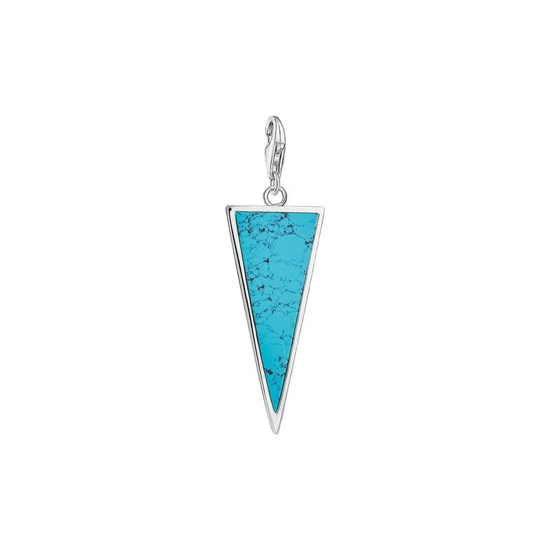 Thomas Sabo Charm Pendant - Triangle - Turquoise