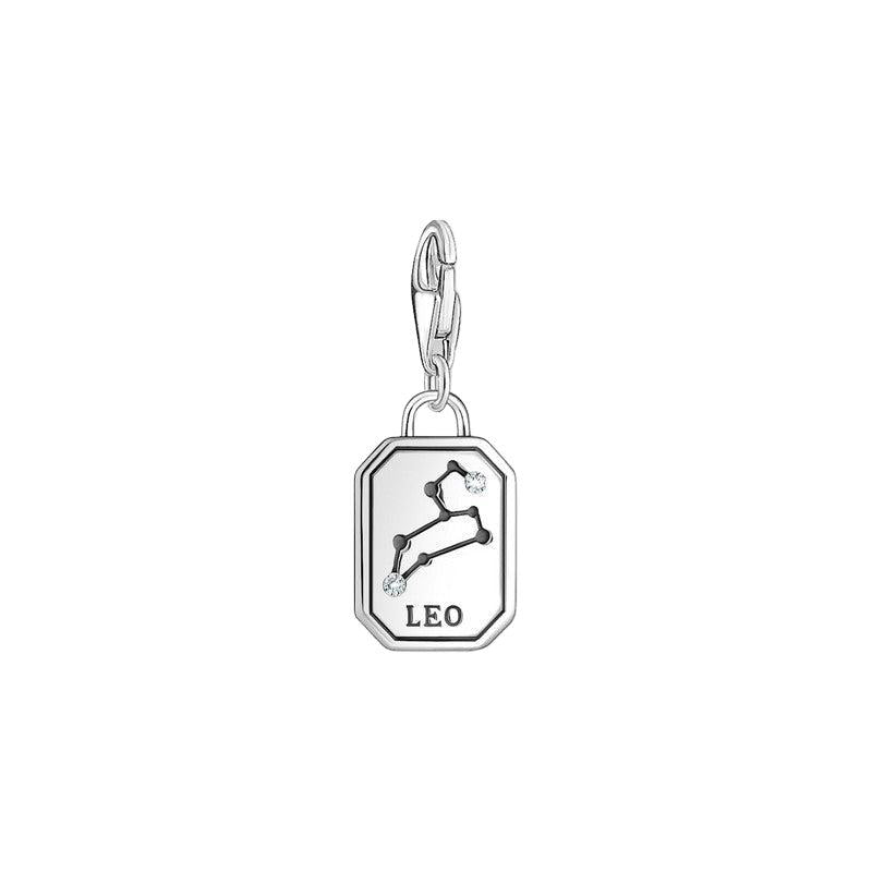 Thomas Sabo Charm Pendant - Zodiac Sign Leo with Zirconia