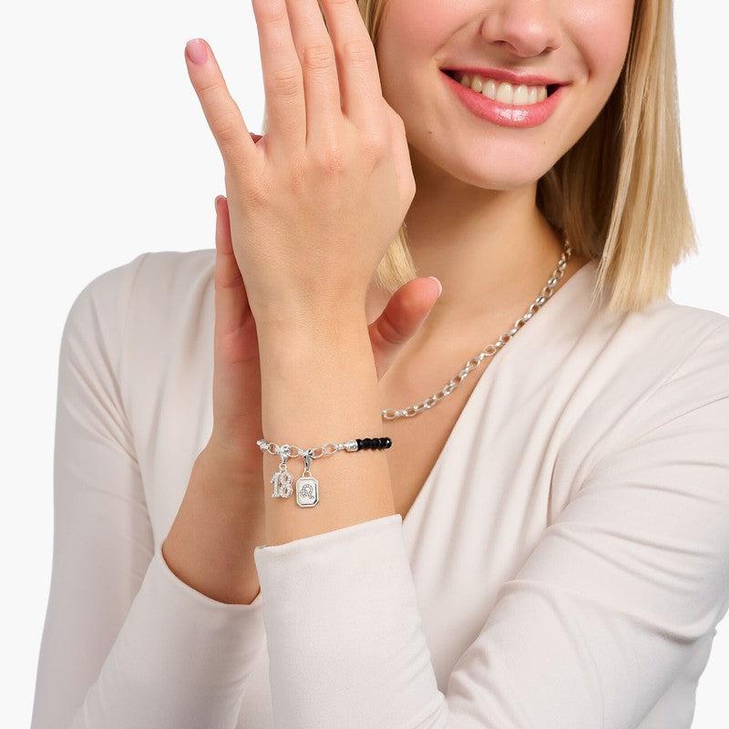 Thomas Sabo Charm Pendant - Zodiac Sign Leo with Zirconia