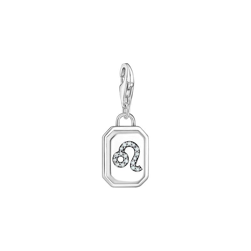 Thomas Sabo Charm Pendant - Zodiac Sign Leo with Zirconia