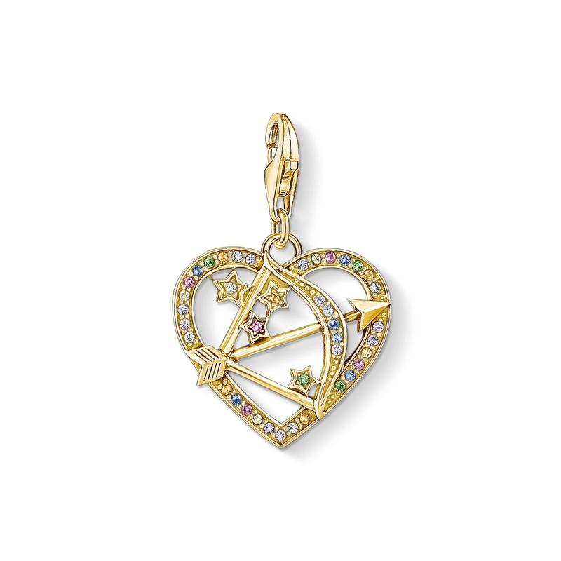 Thomas Sabo Charm pendant Cupids Arrow, gold