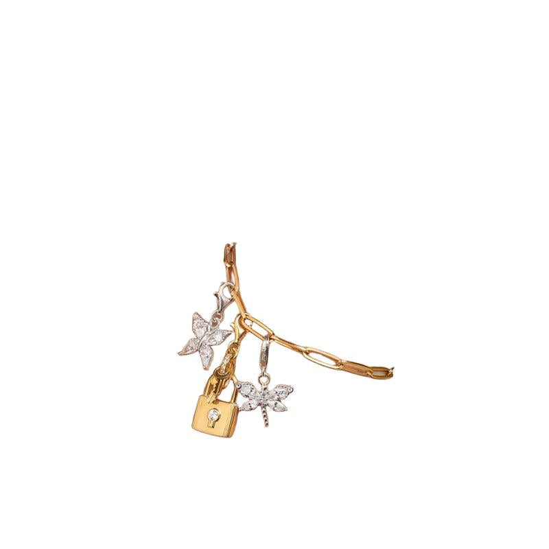 Thomas Sabo Charm pendant dragonfly silver