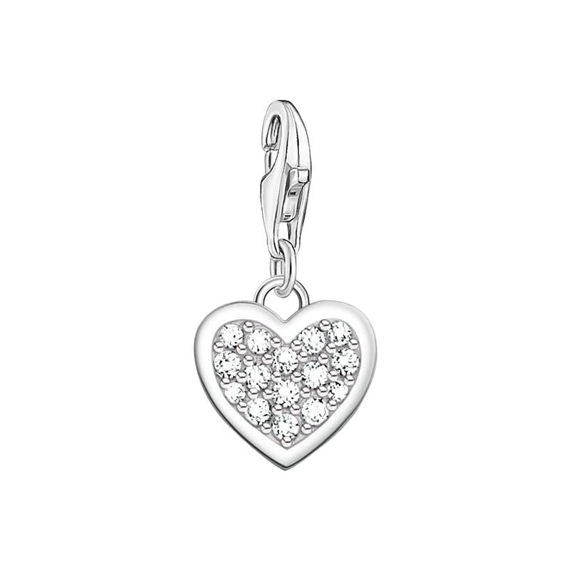 Thomas Sabo Charm pendant glitter heart