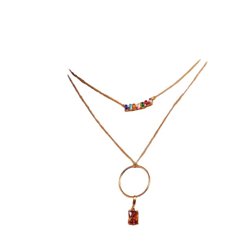 Thomas Sabo Charm pendant large orange stone