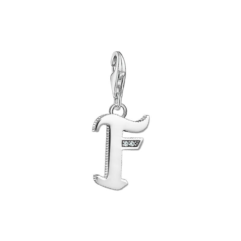 Thomas Sabo Charm pendant letter F silver