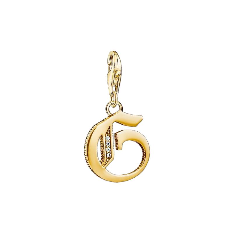 Thomas Sabo Charm pendant letter G gold