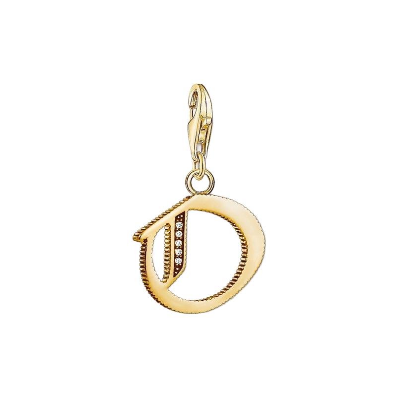 Thomas Sabo Charm pendant letter O gold