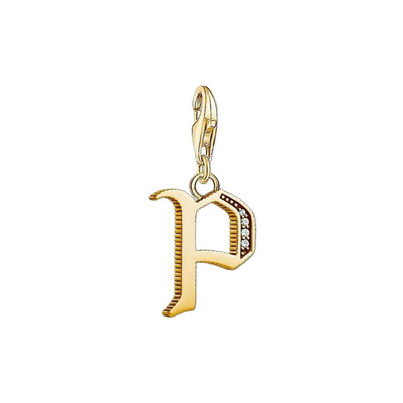 Thomas Sabo Charm pendant letter P gold